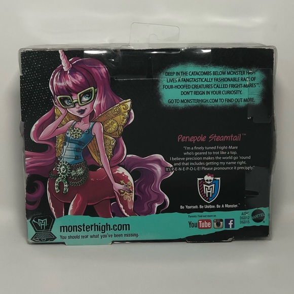 RARE Monster High Penepole Steamtail Fright Mares doll - Picture 2 of 5